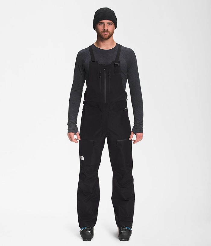 The North Face Παντελόνι Σκι Μαυρα Ανδρικα Ceptor Bib - Greece 5623CGTWI
